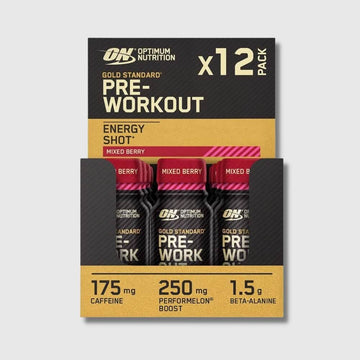 Optimum Nutrition Energy shot box x 12 shots | Megapump